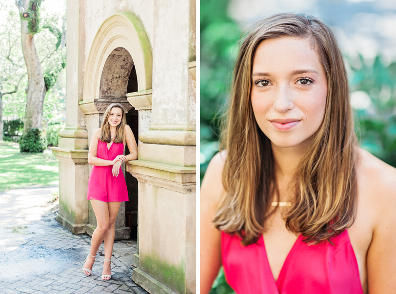 College of Charleston Photoshoot in historic gateway by Kaitlin Scott Photography