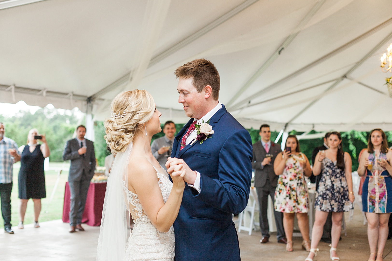 Wingate Plantation Wedding Bride and Groom First Dance | Kaitlin Scott Photography