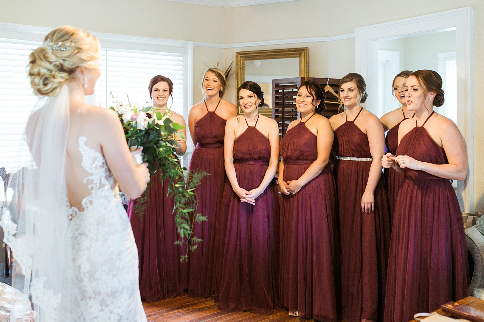 Bridesmaids First Look | Kaitlin Scott Photography