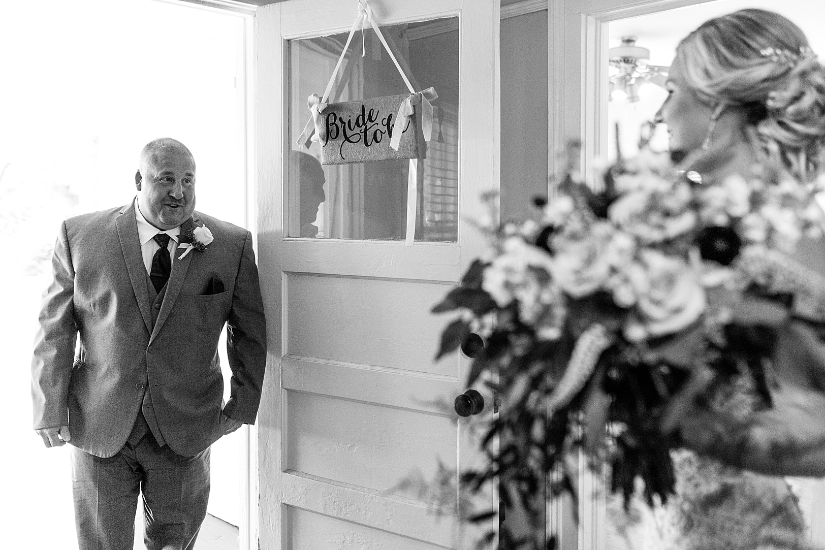 Father of Bride First Look | Kaitlin Scott Photography