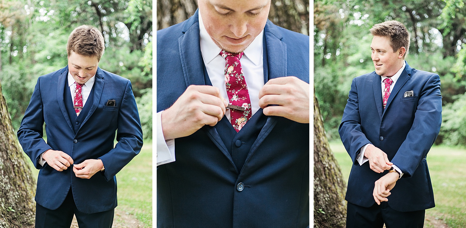 Groom Getting Ready at Wingate Plantation | Kaitlin Scott Photography