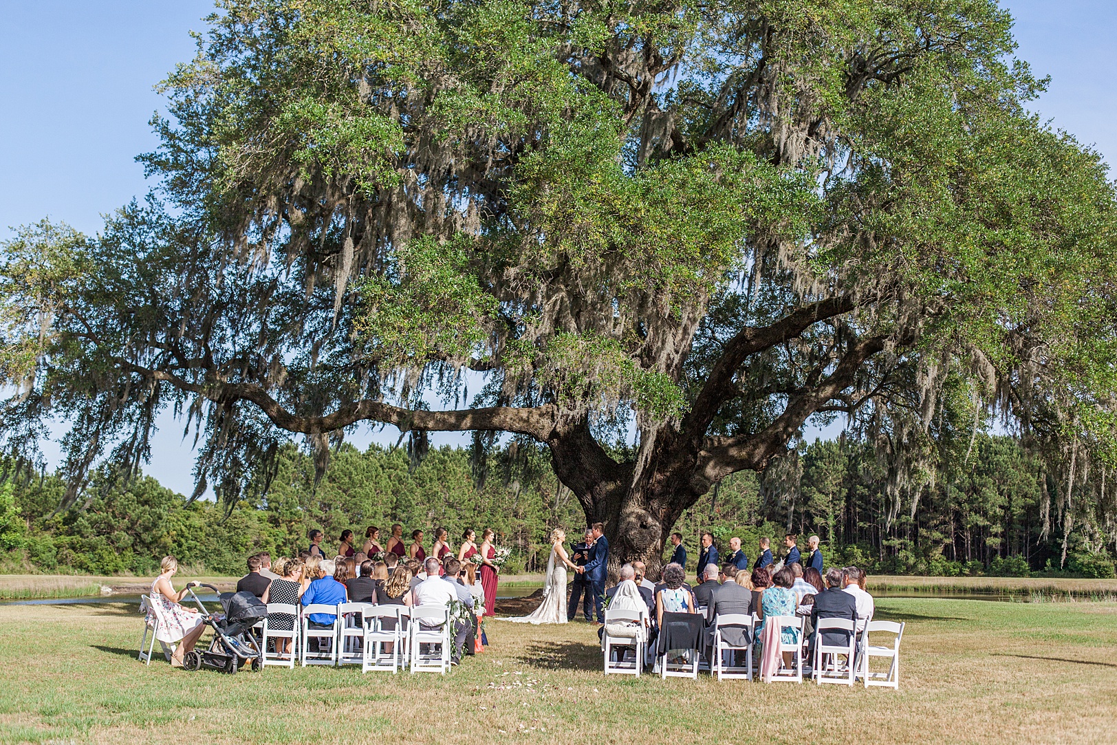 Wingate Plantation Summer Wedding Ceremony | Kaitlin Scott Photography