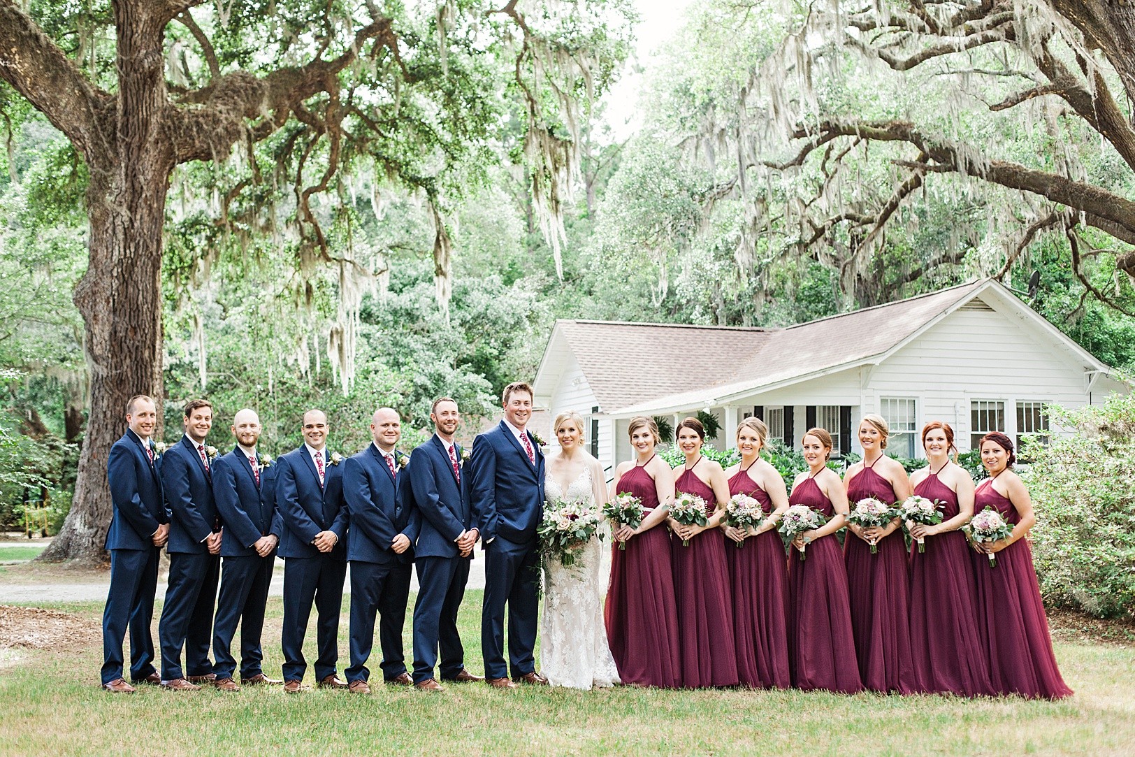 Wedding Party at Wingate Plantation | Kaitlin Scott Photography