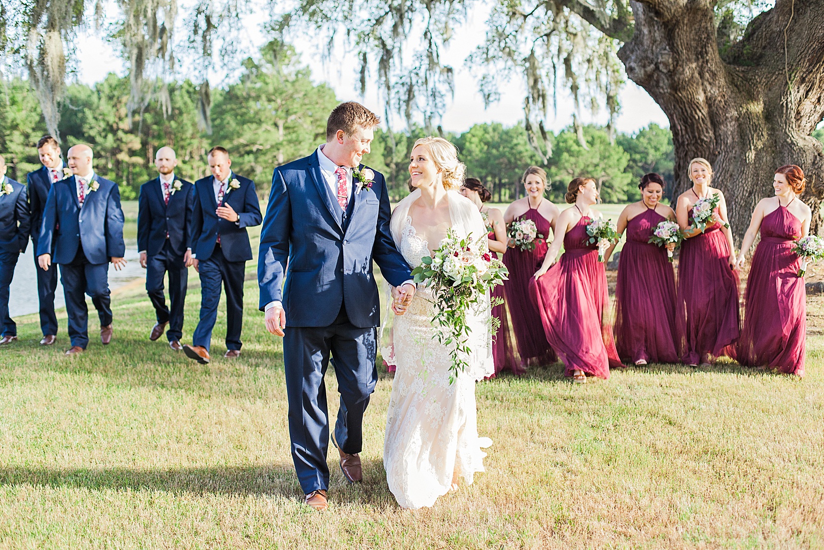 Bold Colors for Wedding Party Portraits | Kaitlin Scott Photography