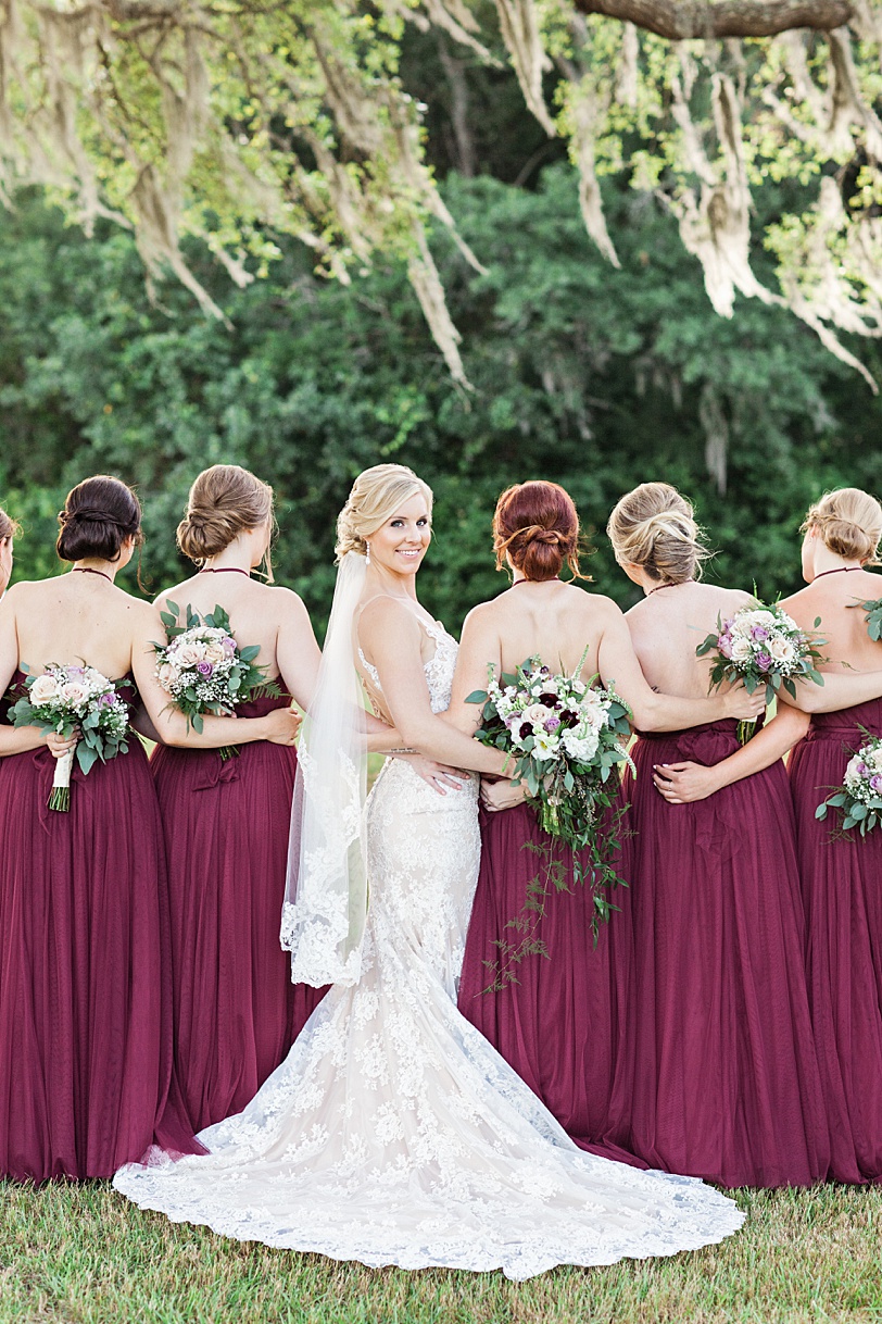 Bride with her Bridesmaids | Kaitlin Scott Photography