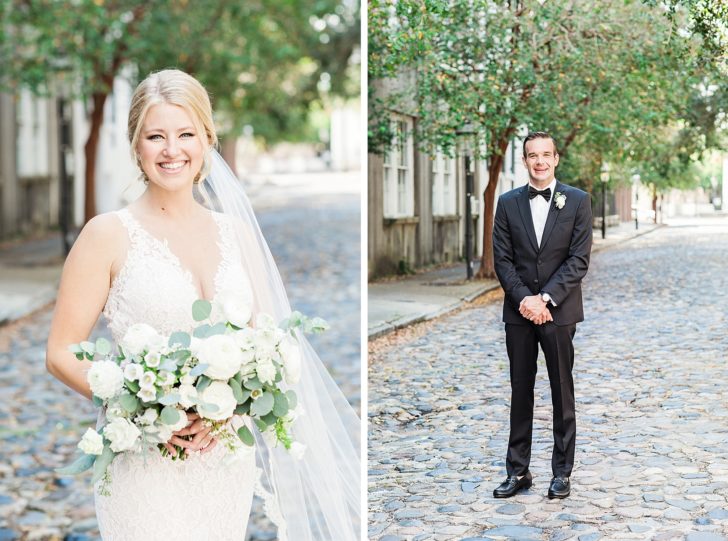 Bride and Groom Portraits on Chalmers Street by Kaitlin Scott Photography
