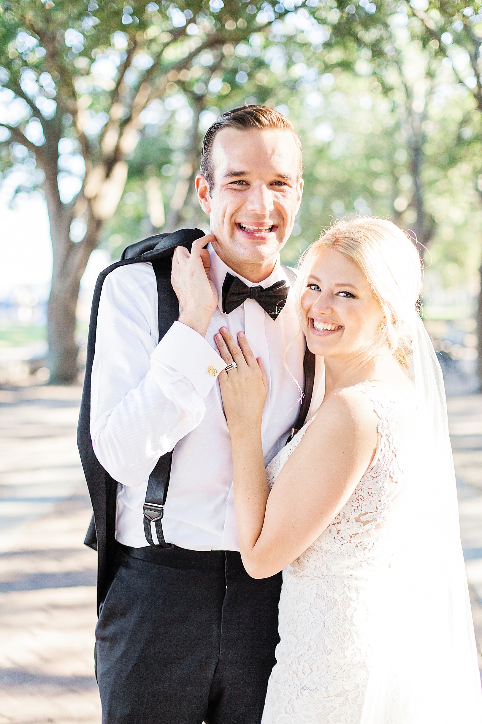Happy Newlyweds after Charleston Wedding by Kaitlin Scott Photography