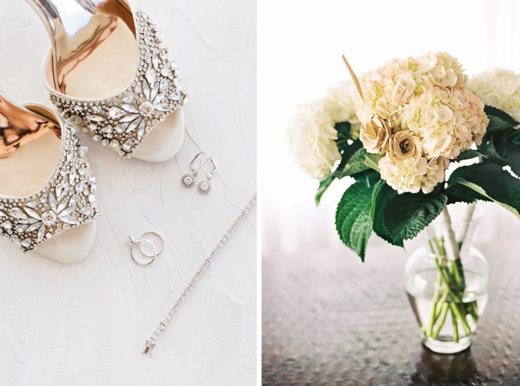 Hydrangea Wedding Bouquet and Bridal Details | Kaitlin Scott Photography