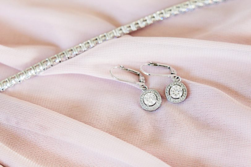 Bridal Jewelry, Pink Color Scheme | Kaitlin Scott Photography