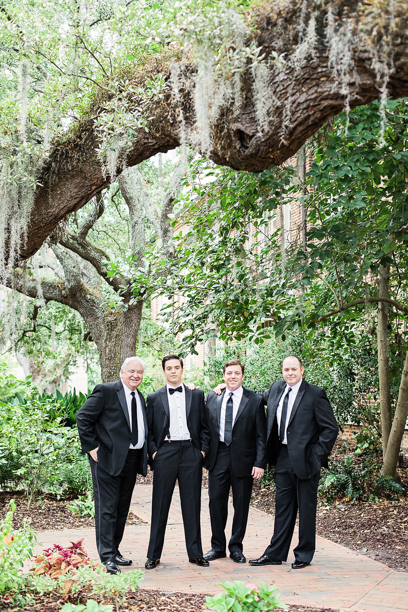 Groom with Father and Brothers on Wedding Day | Kaitlin Scott Photography