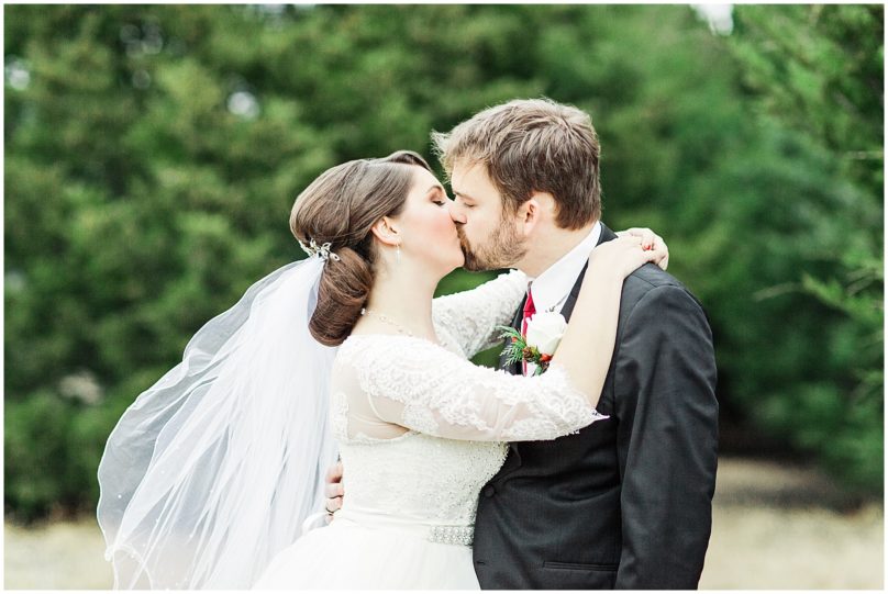 Bride and Groom Kissing | Charleston Photographer Kaitlin Scott Photography