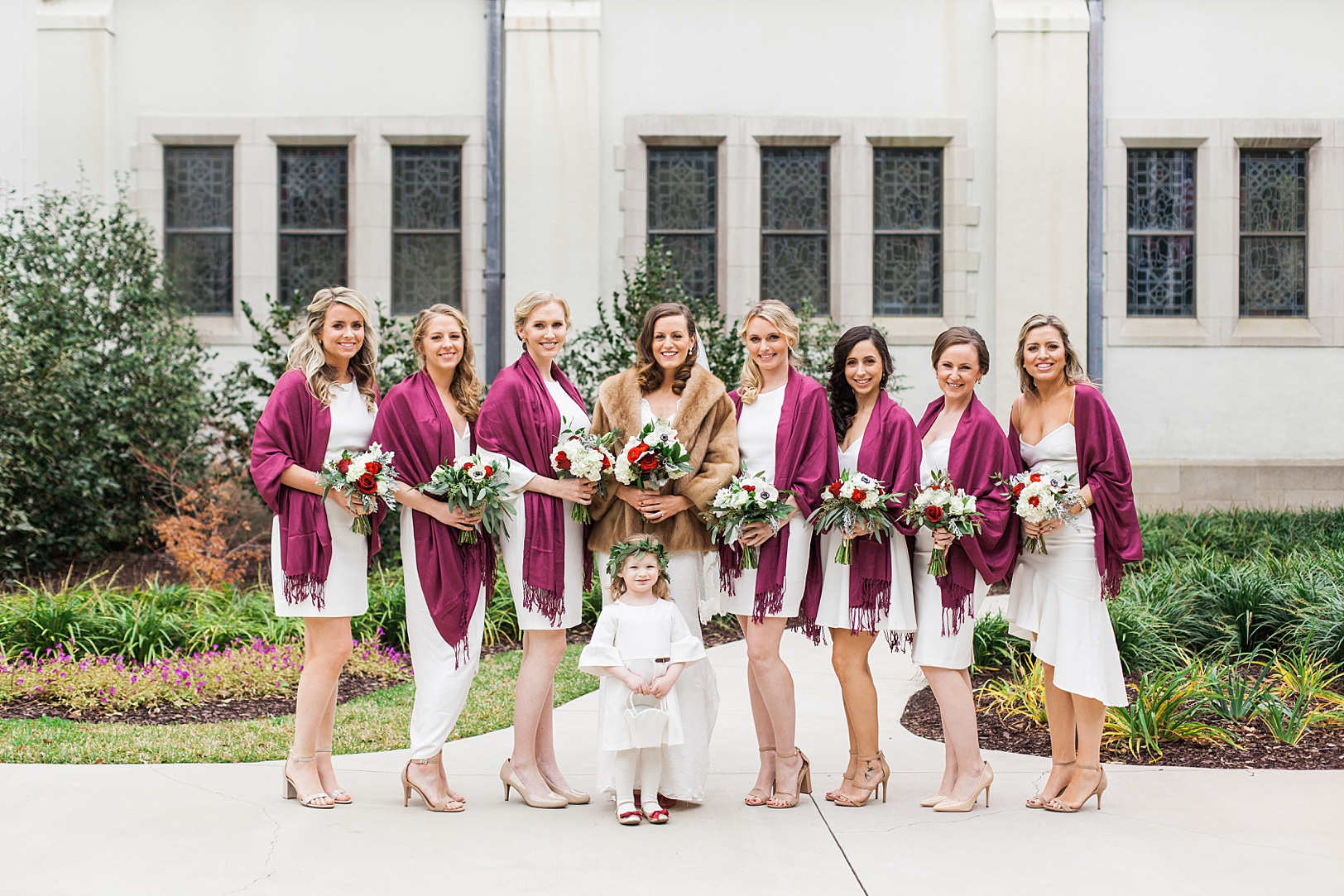 Bridemaids Portraits at Charleston Summerall Chapel | Kaitlin Scott Photography