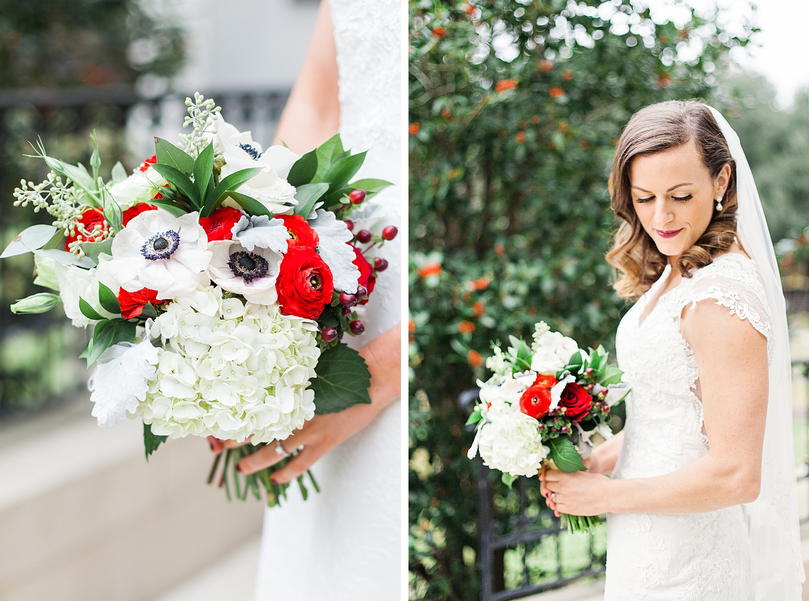 December Bride with Pretty Petals of Charleston Bouquet | Kaitlin Scott Photography