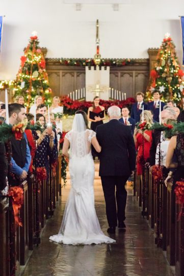 Christmas Wedding at Summerall Chapel | Kaitlin Scott Photography