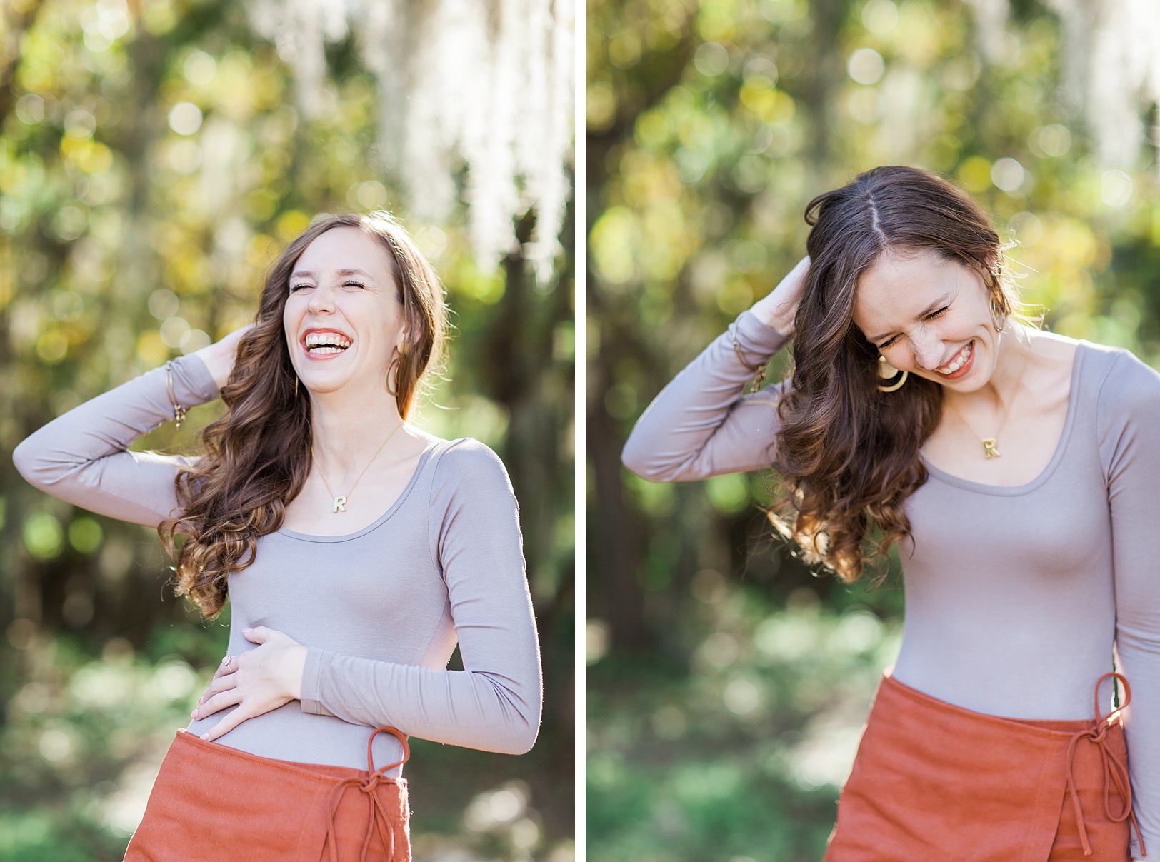 Laughing Senior Girl Autumn Session | Kaitlin Scott Photography