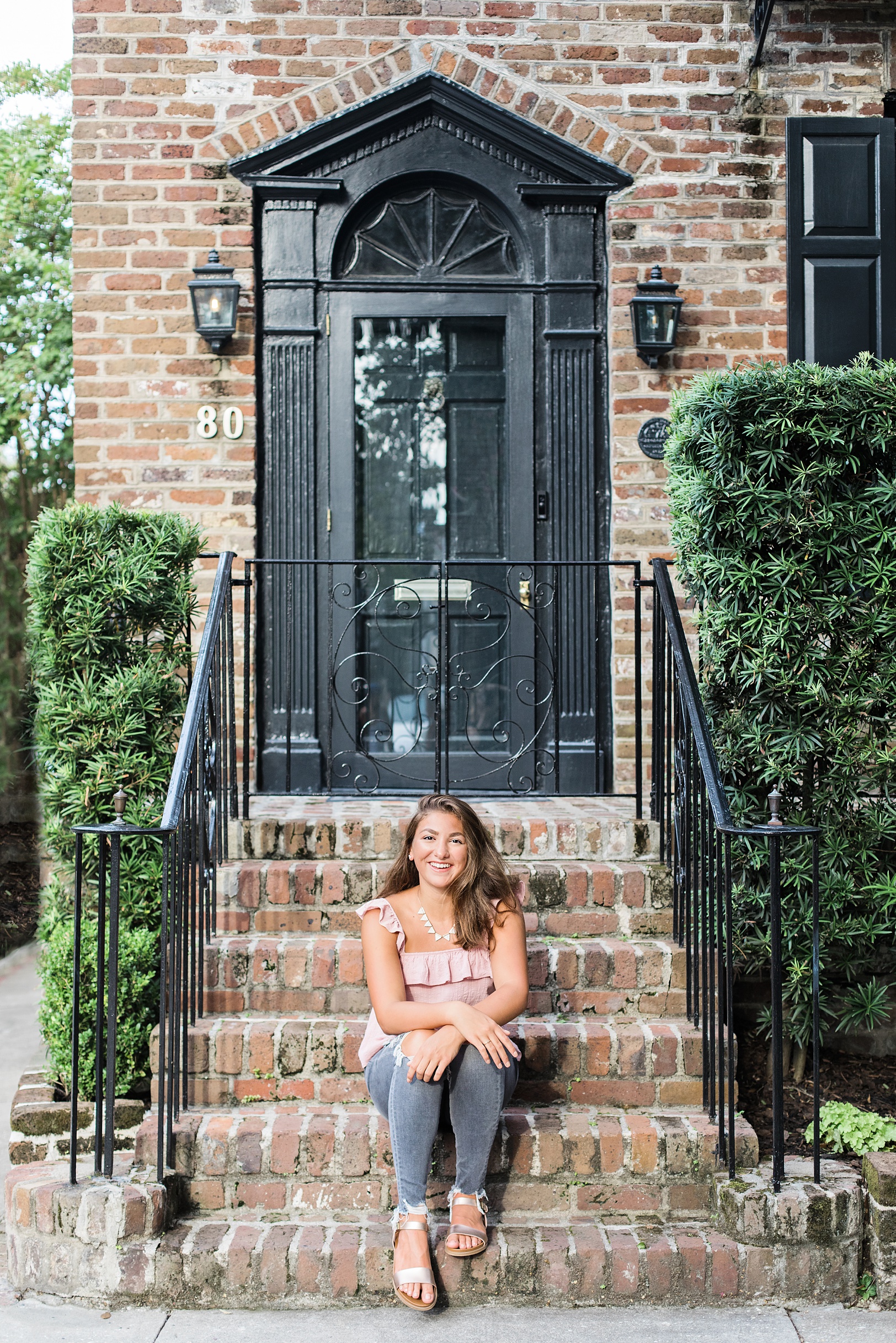 Historic Charleston Brick House | Senior Pictures by Kaitlin Scott Photography