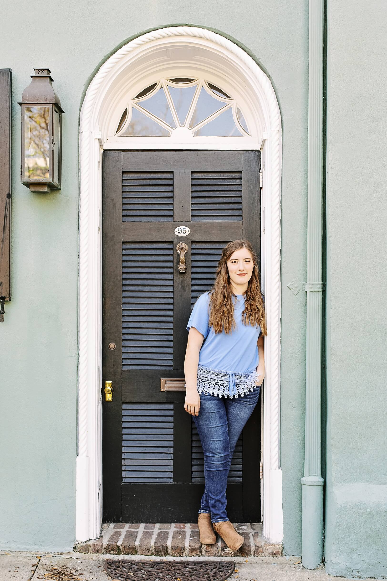 Charleston Green House Doorway South of Broad | Kaitlin Scott Photography