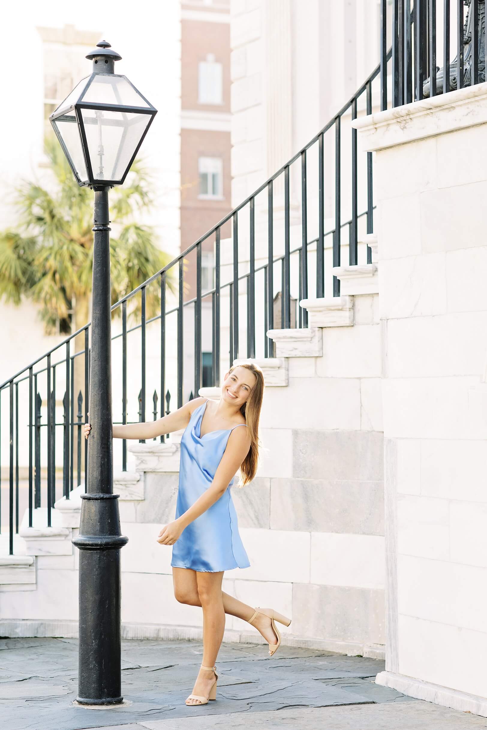 Charleston girl with lantern, Senior Photography by Kaitlin Scott