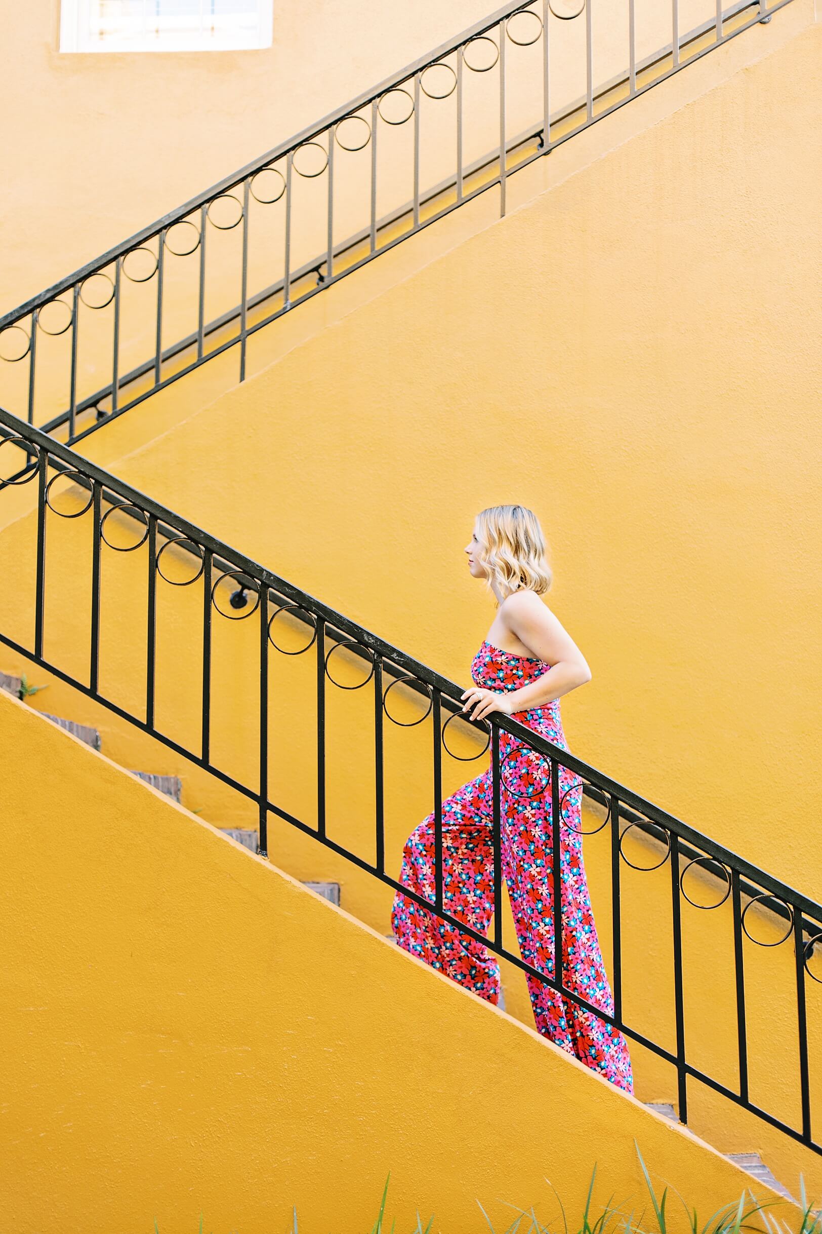 Charleston Yellow Wall, Geometric Photography by Kaitlin Scott