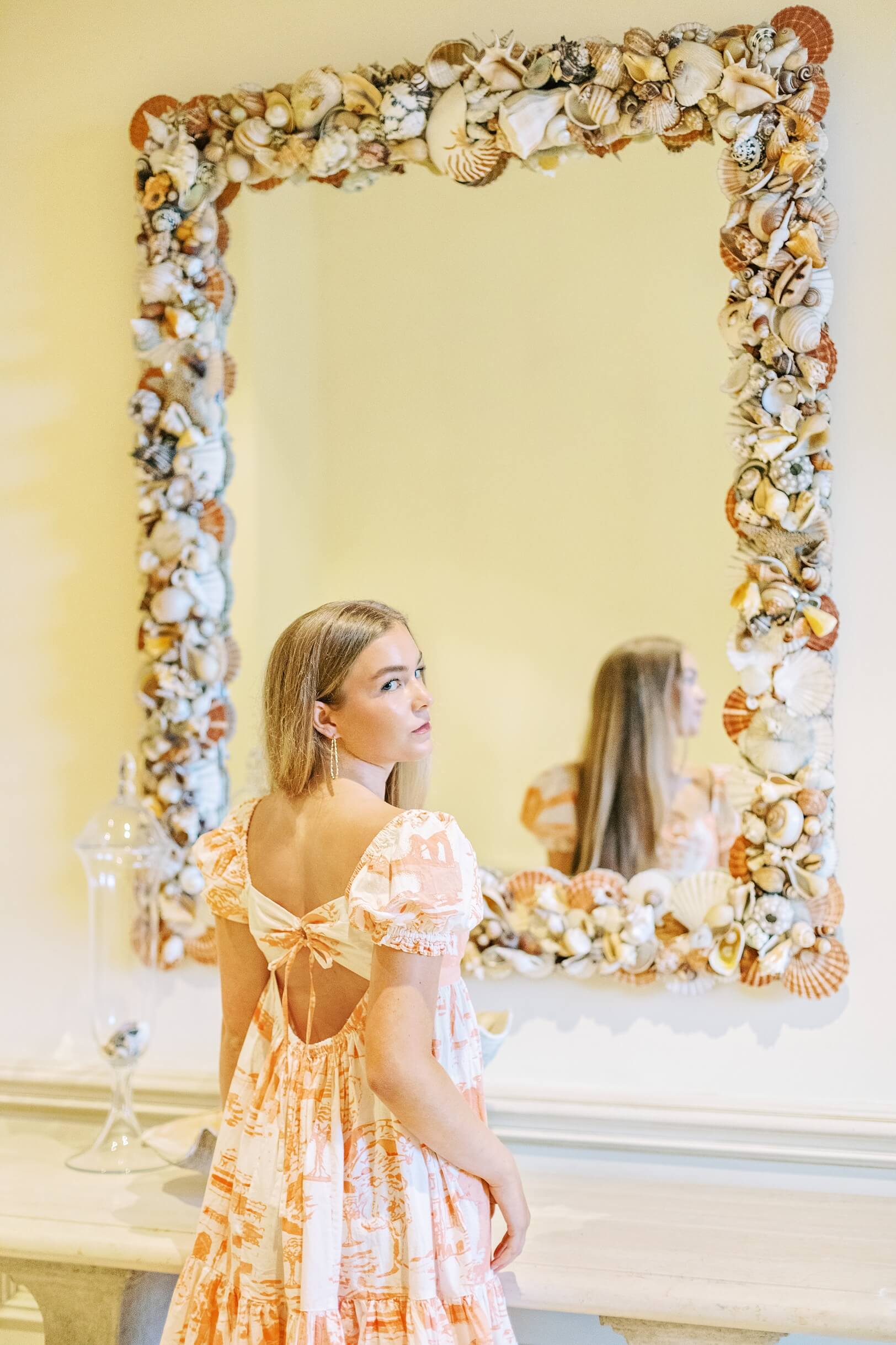 Seashell Mirror Photoshoot in Charleston | Kaitlin Scott