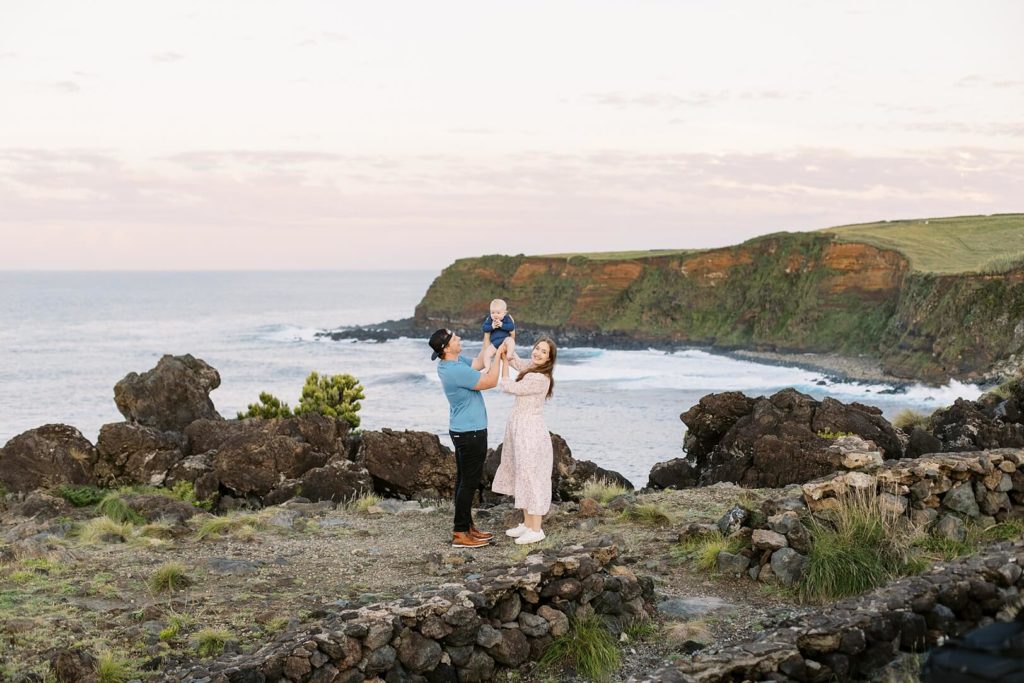 Azores Family Photography at Sunset | Kaitlin Scott