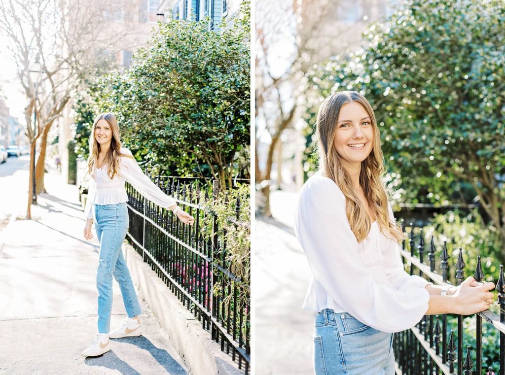 Spring Senior pictures in Downtown Charleston | Kaitlin Scott Photography