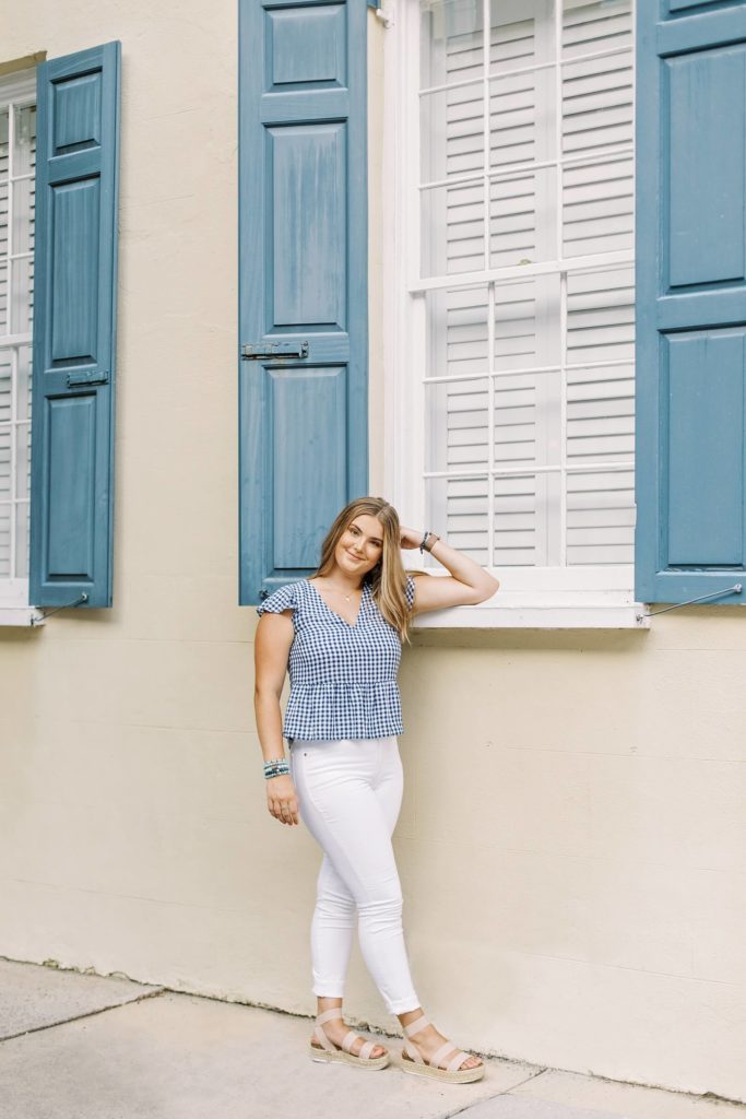 Blue Shutters in Charleston | Kaitlin Scott