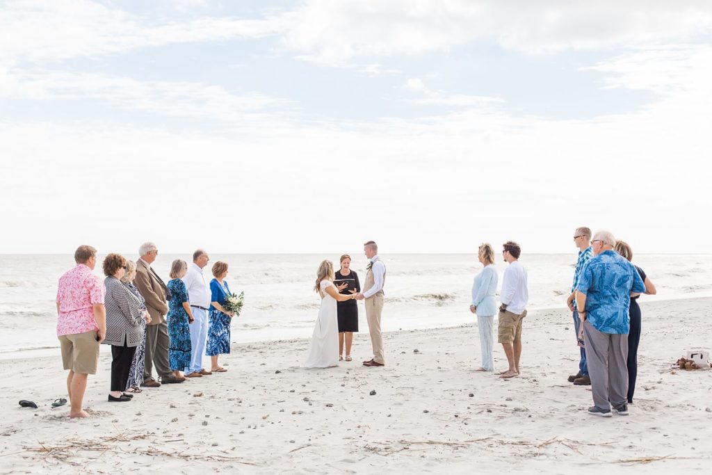 Folly Beach Elopement Ceremony | Kaitlin Scott Photography