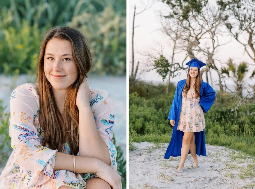 Folly Session with cap and gown