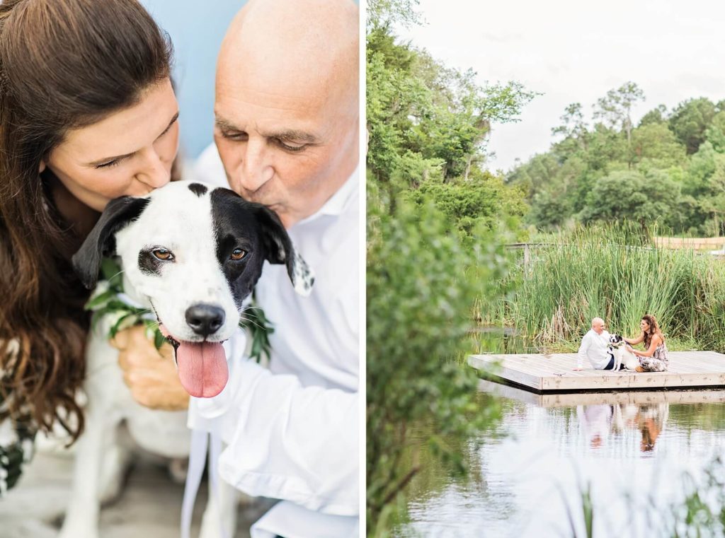 Engagement Session with dog in the Lowcountry | Kaitlin Scott Photography