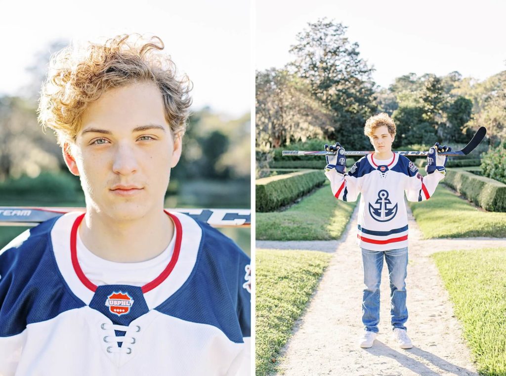 Charleston Senior Portraits Hockey Team | Kaitlin Scott Photography
