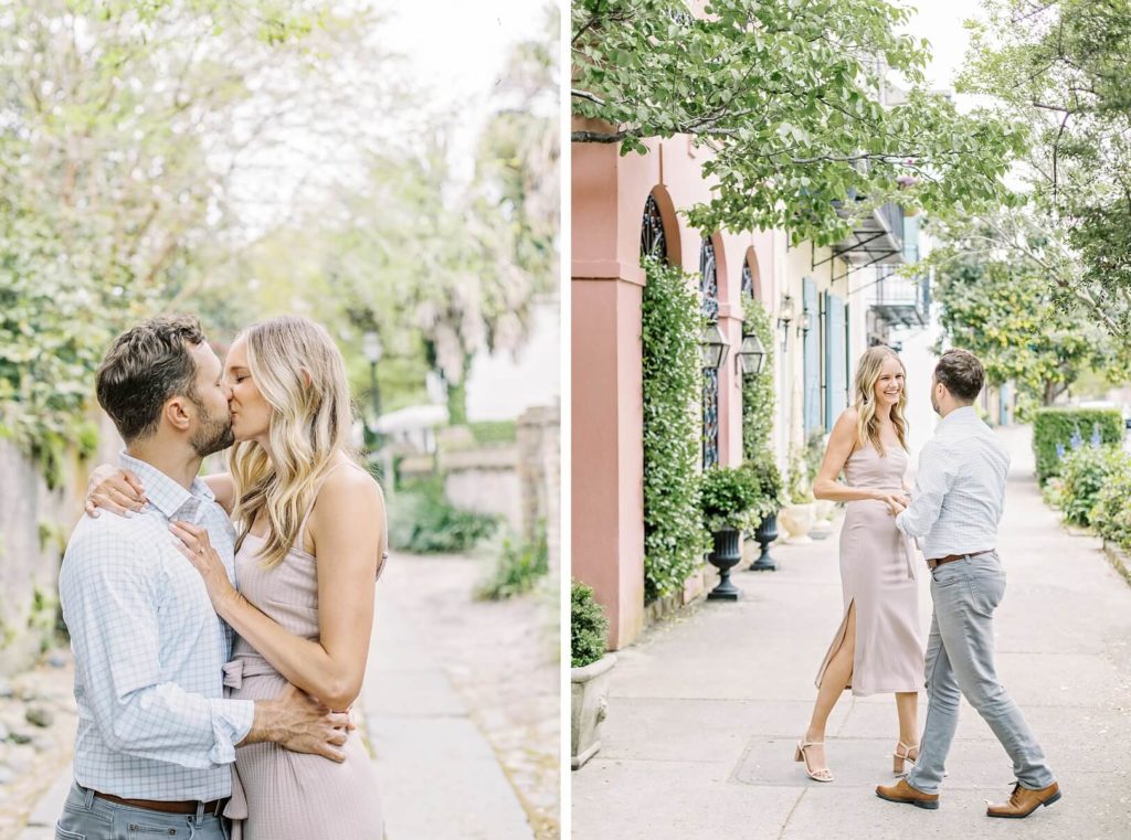 Pastel couple shoot in Charming Charleston | Kaitlin Scott Photography
