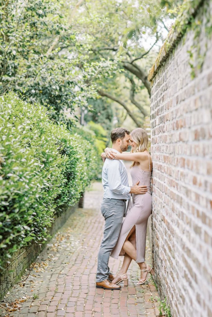 Romantic posing by Charleston Wedding Photographer Kaitlin Scott
