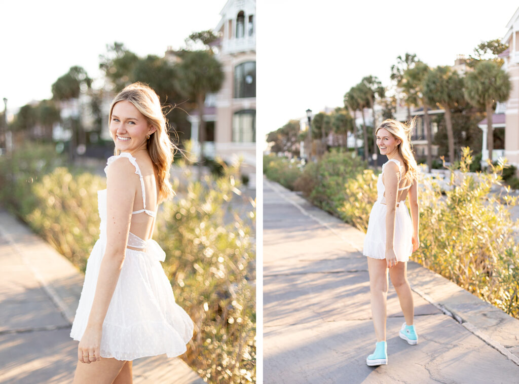Senior Portraits on the Charleston Battery