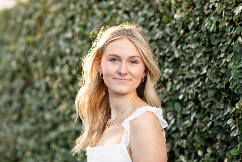 Backlit senior photography by ivy