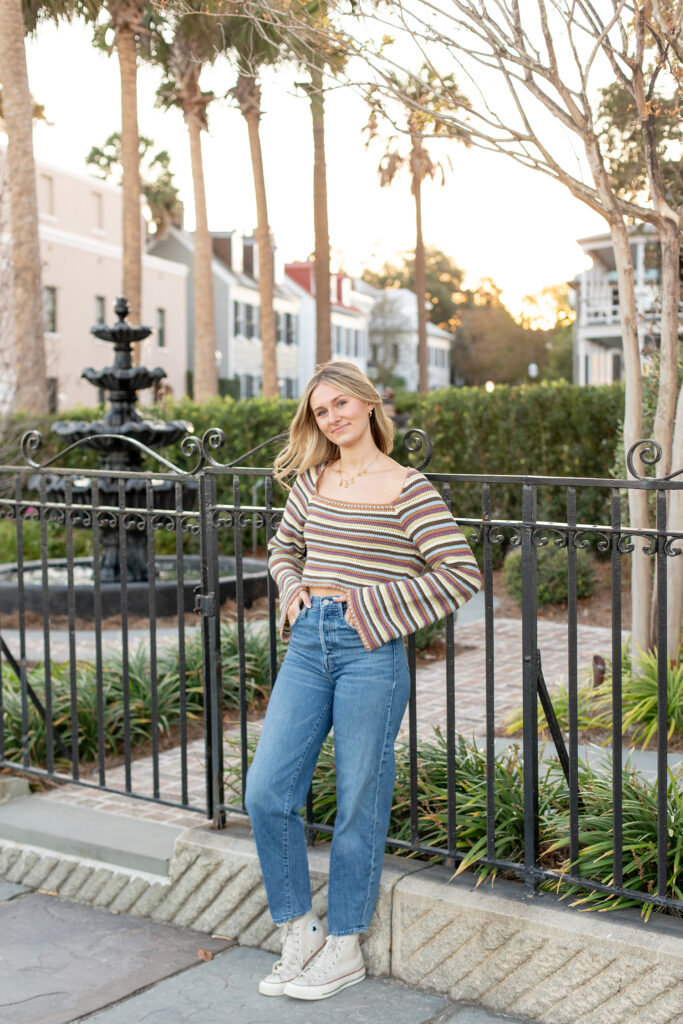 Fall outfit ideas for senior portrait session